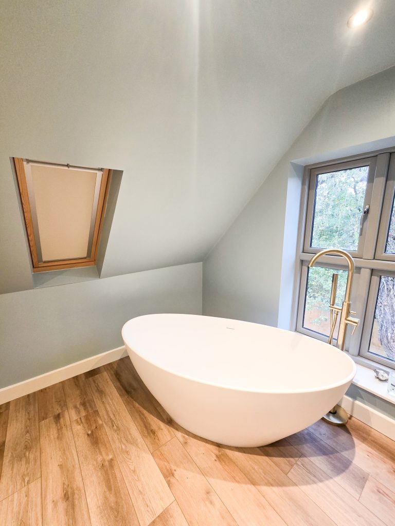 skylight blind bathroom